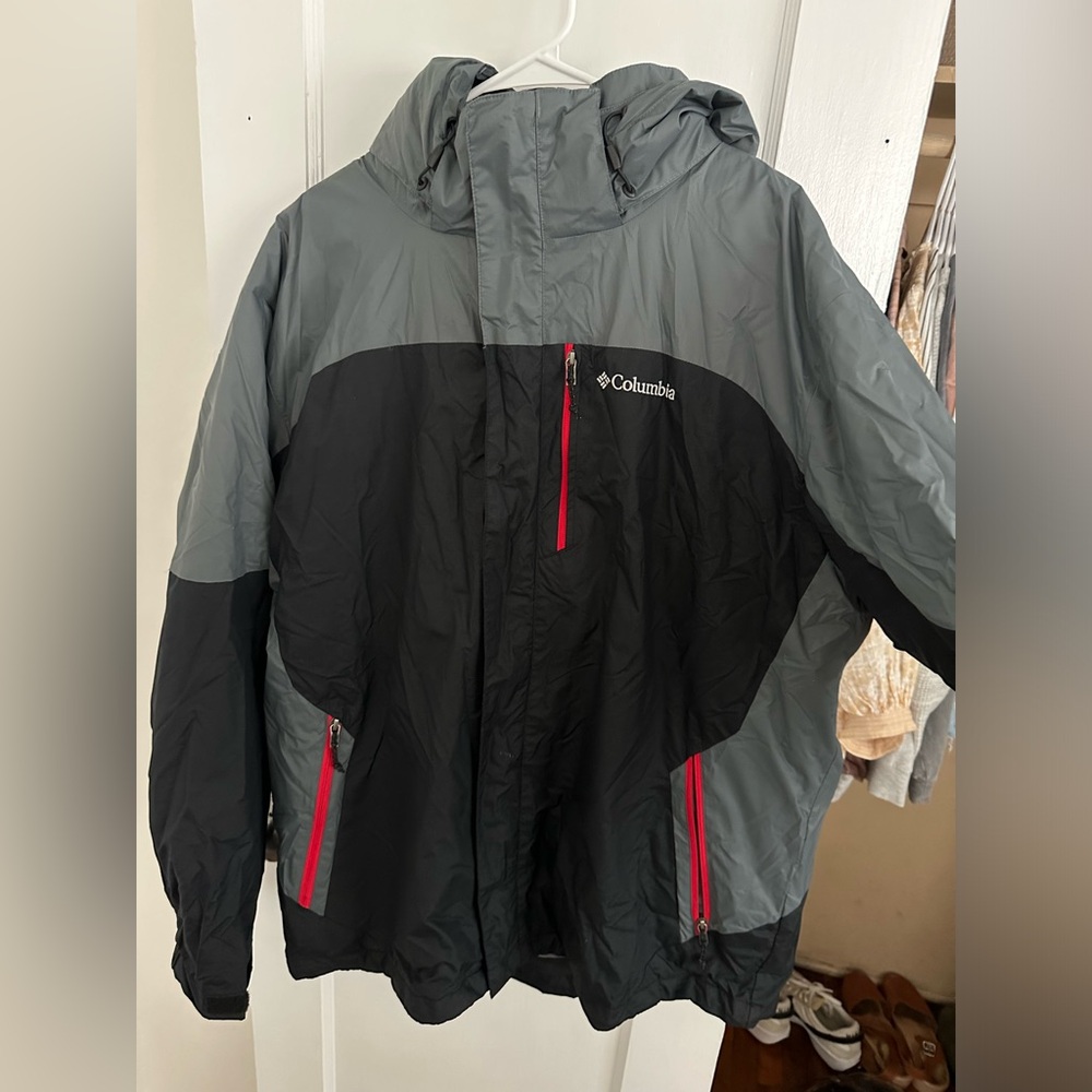 XL, black & grey, Columbia Interchange winter coat